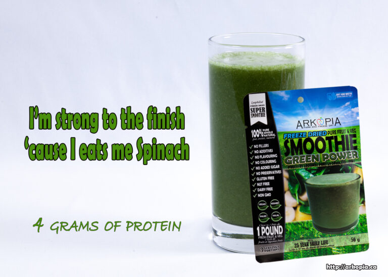 Green popeye strong 4 grams protein